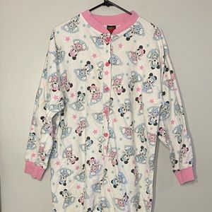 Vintage Mickey and Minnie adult onsie pajamas • Mickey Unlimited
